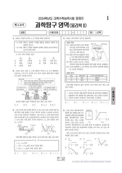 2024학년도 수능 물리학 II