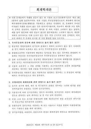 2018년 제55회 세무사 1차 2교시 회계학개론, 민법