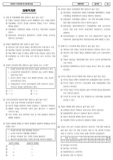 2024년 국가공무원 9급 재배학개론 (가) 썸네일 이미지