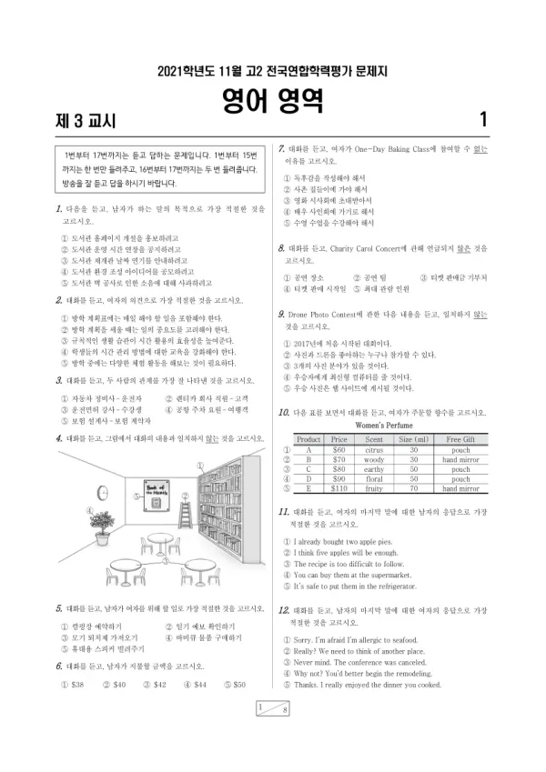 2021년 11월 고2 영어
