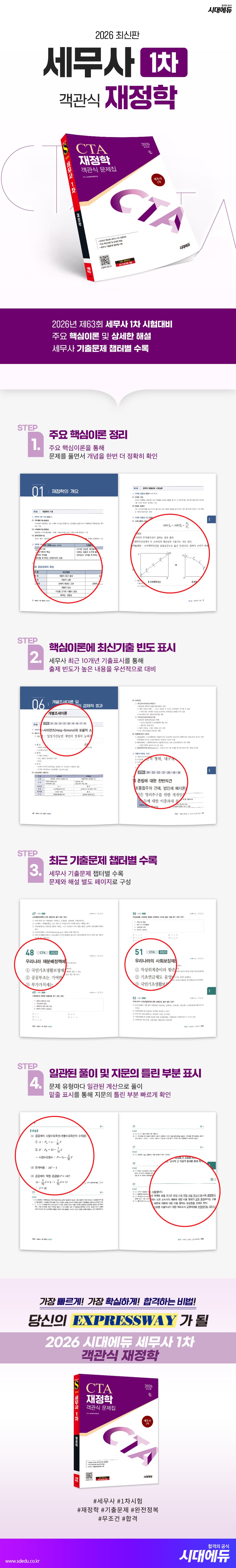 2026 시대에듀 세무사 1차 객관식 재정학 2