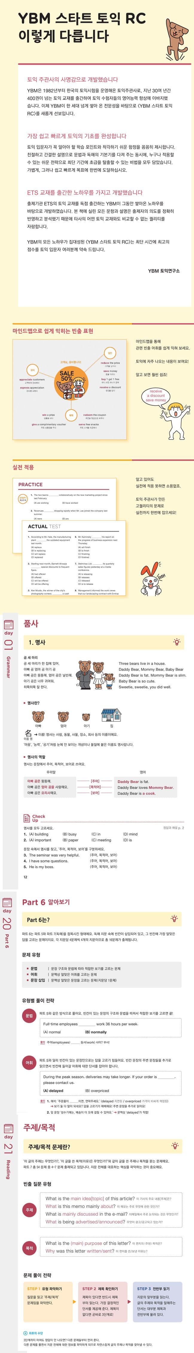 YBM 스타트 토익 RC 2